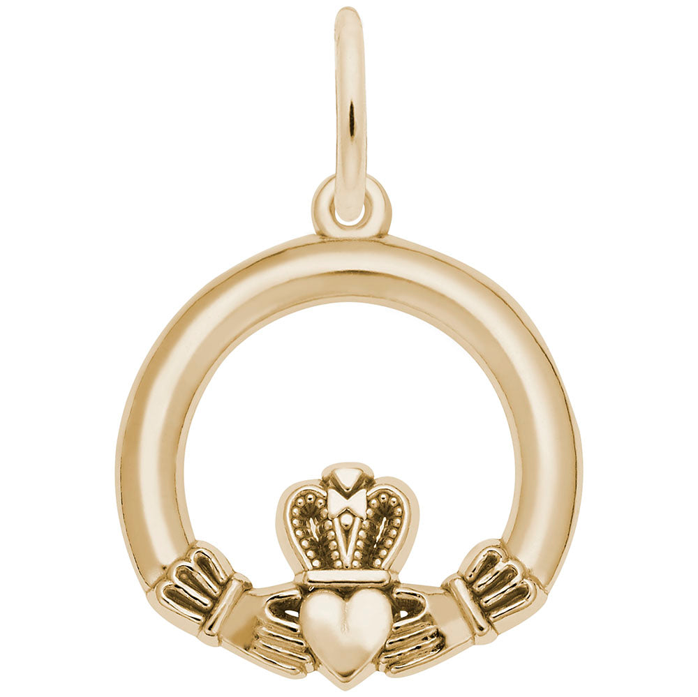 Claddagh Charm for Friends - Symbol of Love, Loyalty & Friendship 3508