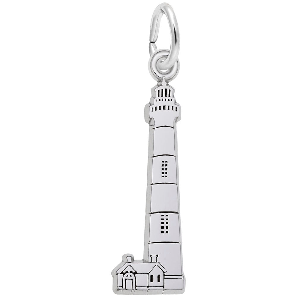 Bodie Island Lighthouse Charm - Nautical Jewelry for Ocean Lovers 3525
