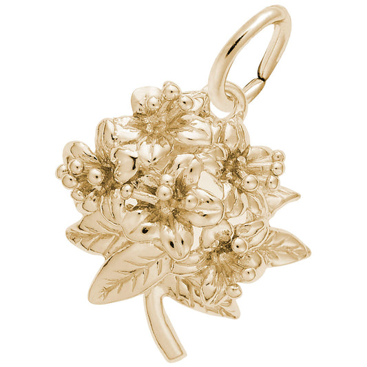 Azalea Bouquet Charm for Weddings - Elegant Floral Keepsake 3531