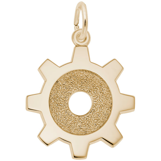 Construction Gear Charm for DIY Enthusiasts and Builders 3532