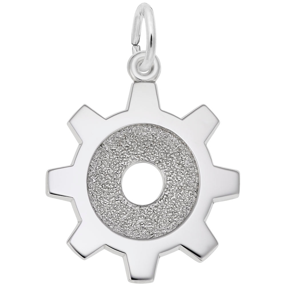 Construction Gear Charm for DIY Enthusiasts and Builders 3532