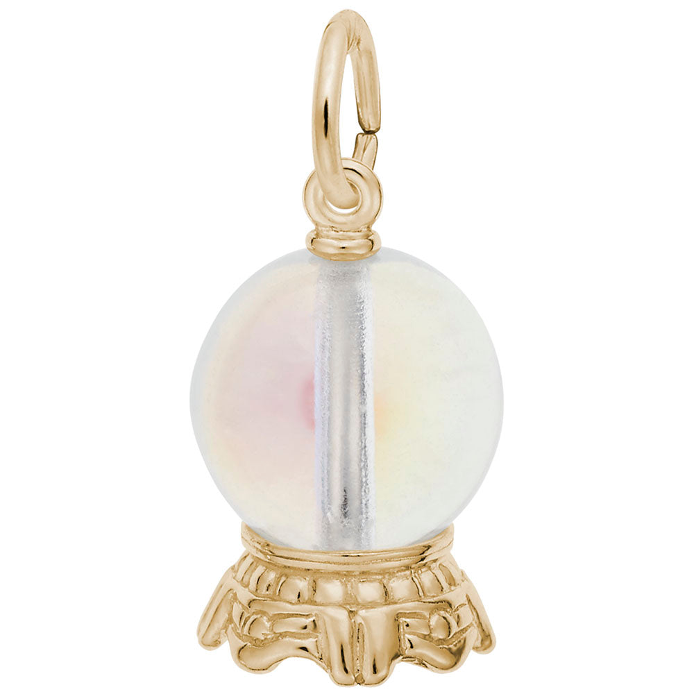 Enchanting Crystal Ball Charm for Arts & Music Enthusiasts 3538