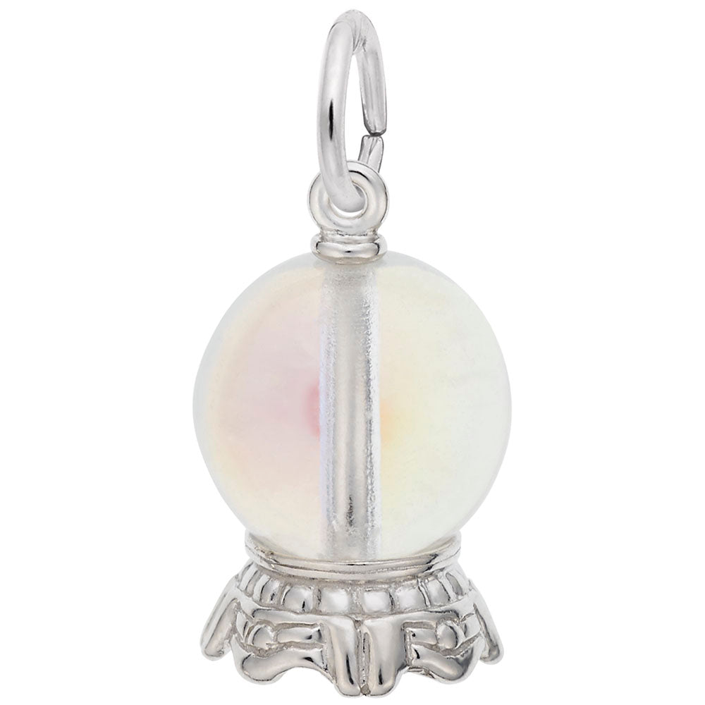Enchanting Crystal Ball Charm for Arts & Music Enthusiasts 3538