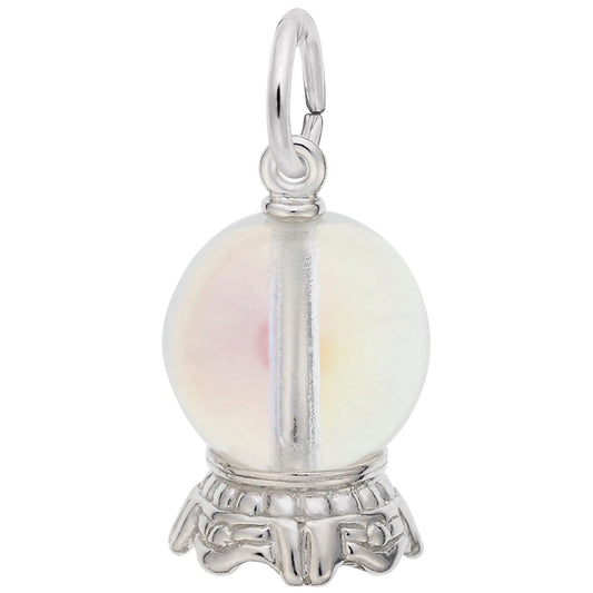 Enchanting Crystal Ball Charm for Arts & Music Enthusiasts 3538