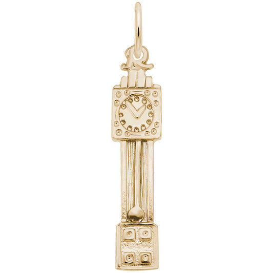 Vintage Grandfather Clock Charm for Home & Garden Jewelry 3556