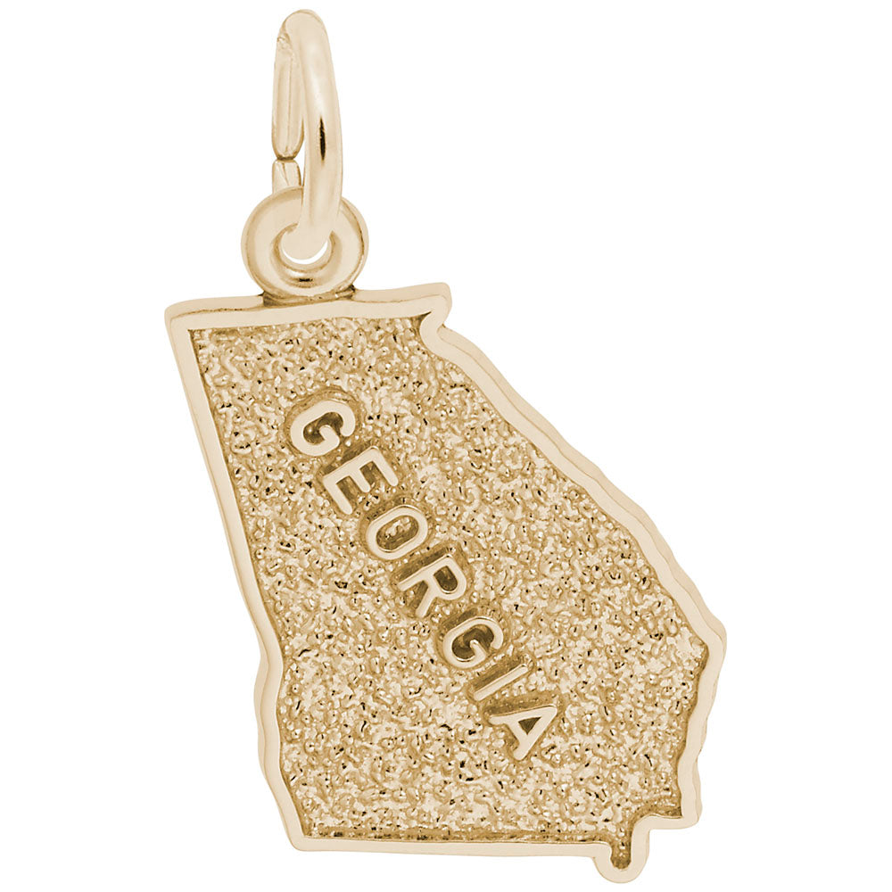Georgia Map Charm - Travel Souvenir Jewelry for Adventure Lovers 3578