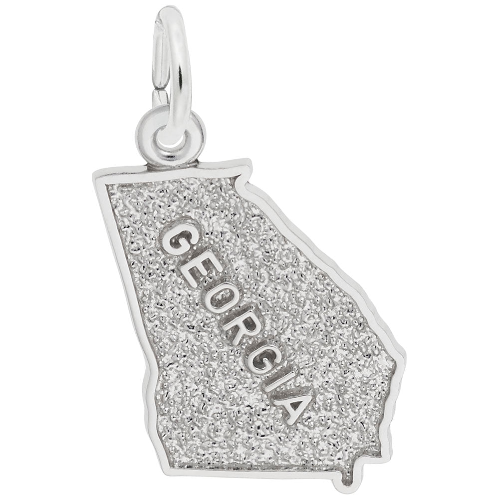 Georgia Map Charm - Travel Souvenir Jewelry for Adventure Lovers 3578