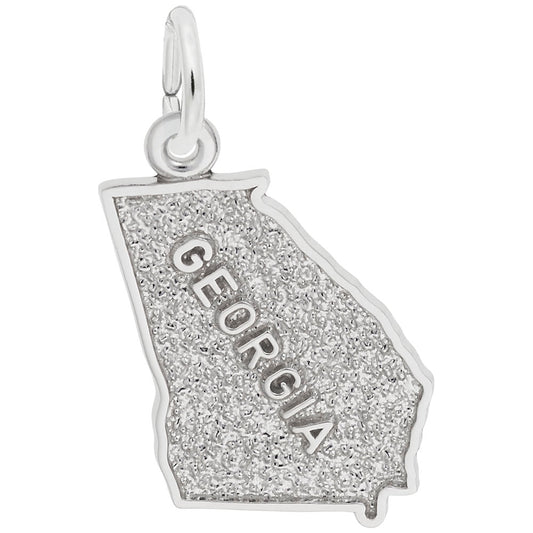 Georgia Map Charm - Travel Souvenir Jewelry for Adventure Lovers 3578