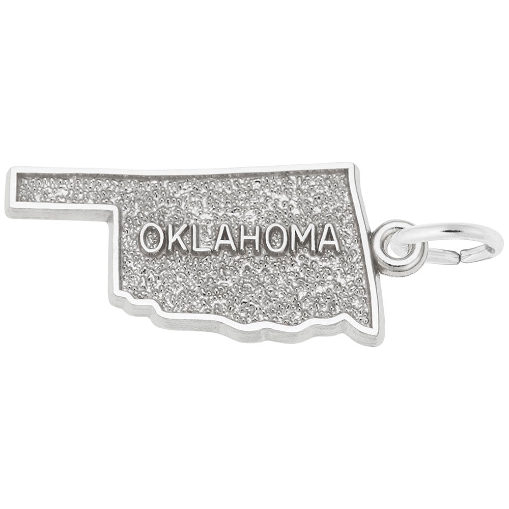Oklahoma Map Charm - Travel Souvenir Jewelry for Adventure Lovers 3580