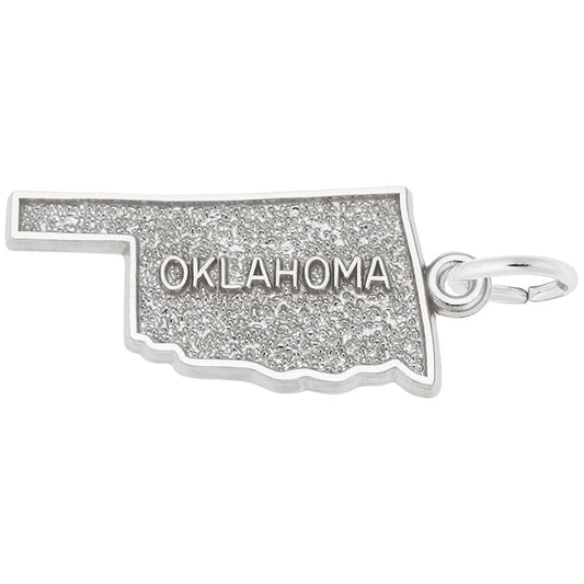 Oklahoma Map Charm - Travel Souvenir Jewelry for Adventure Lovers 3580