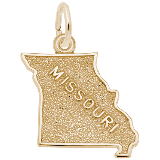 Missouri Map Charm - Travel Souvenir Jewelry for Adventure Lovers 3581