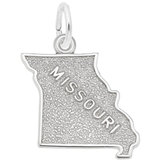 Missouri Map Charm - Travel Souvenir Jewelry for Adventure Lovers 3581