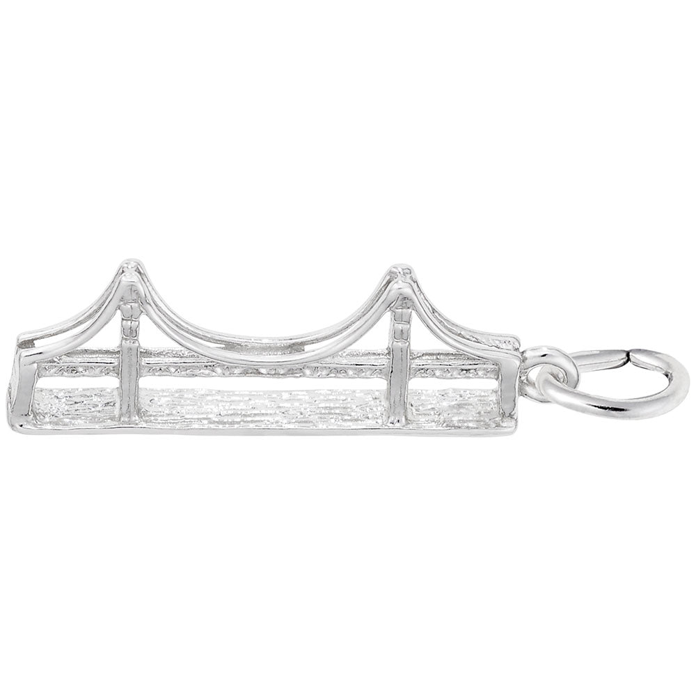 Golden Gate Bridge Silhouette Charm for Travel Lovers - Rembrandt 3589