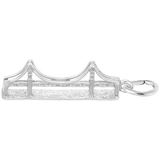 Golden Gate Bridge Silhouette Charm for Travel Lovers - Rembrandt 3589