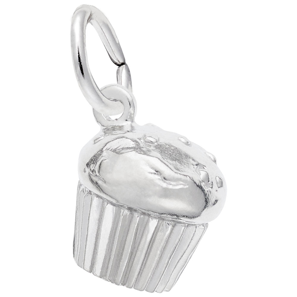 Delicious Muffin Charm for Bracelets - Perfect Food Jewelry Gift 3603