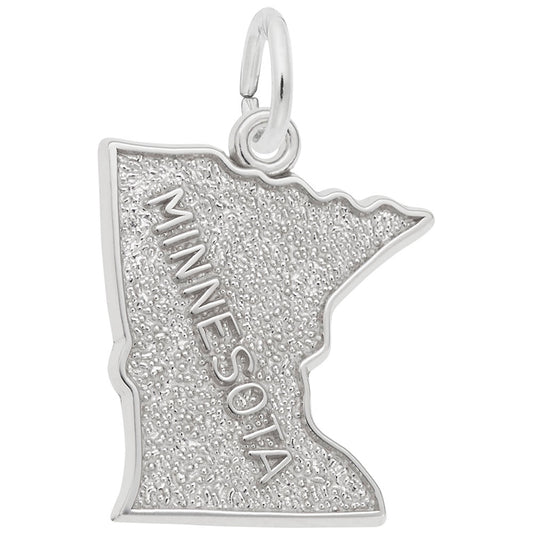 Minnesota Map Charm