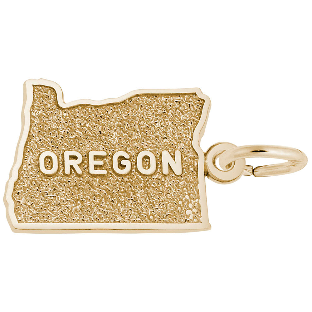Oregon Map Charm - Travel Souvenir Jewelry for Adventure Lovers 3613