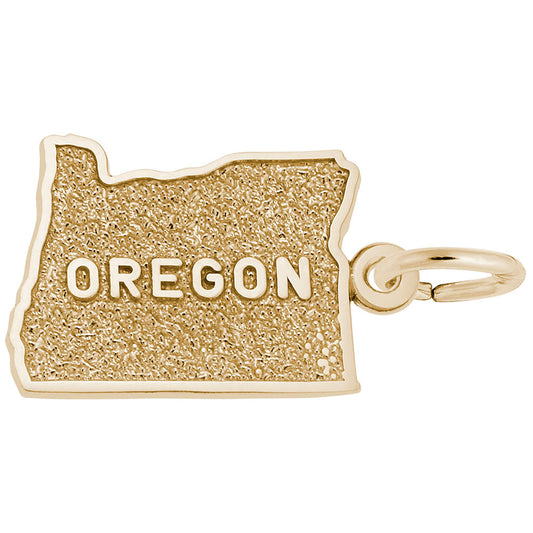 Oregon Map Charm - Travel Souvenir Jewelry for Adventure Lovers 3613