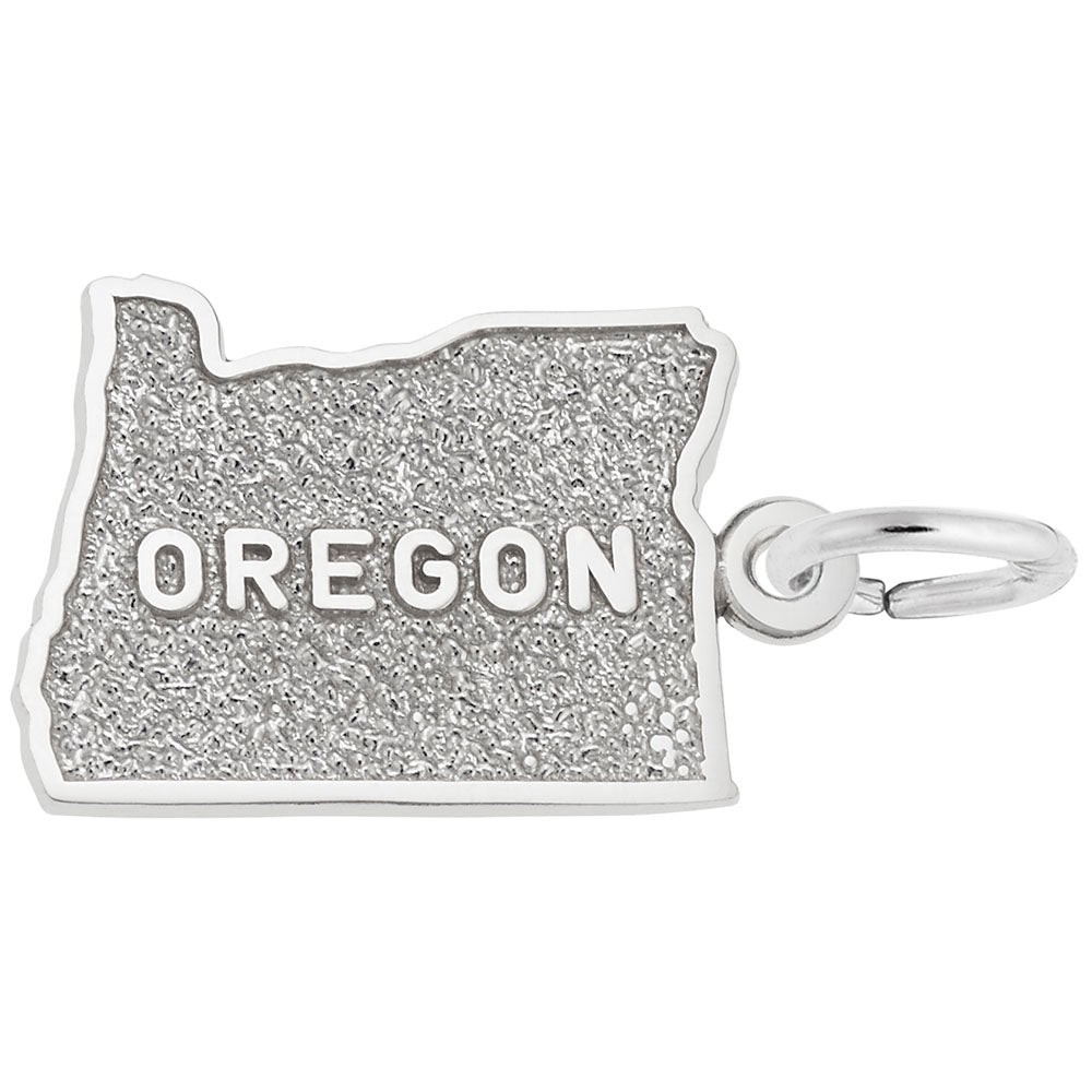 Oregon Map Charm - Travel Souvenir Jewelry for Adventure Lovers 3613