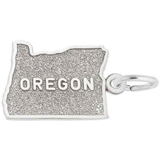 Oregon Map Charm - Travel Souvenir Jewelry for Adventure Lovers 3613
