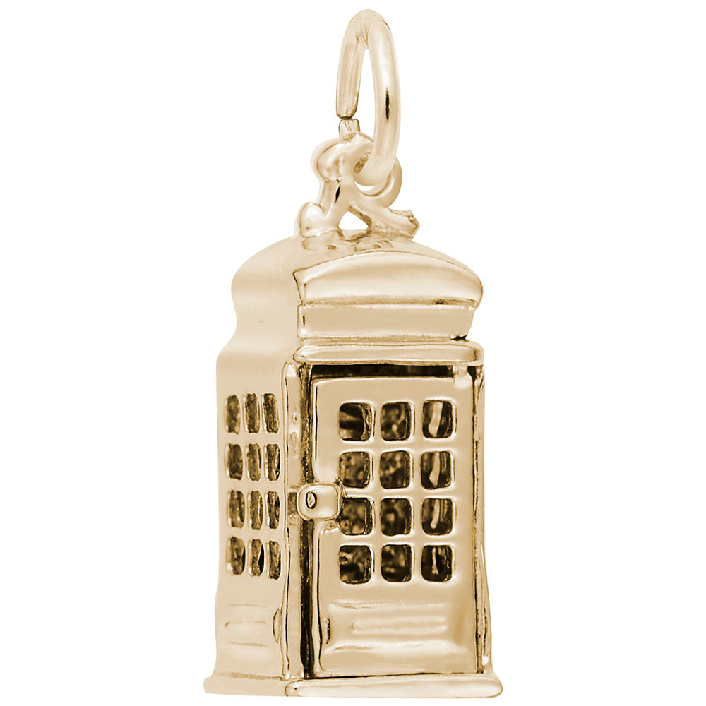 London Phone Booth Charm - Travel Souvenir Jewelry for Collectors 3620