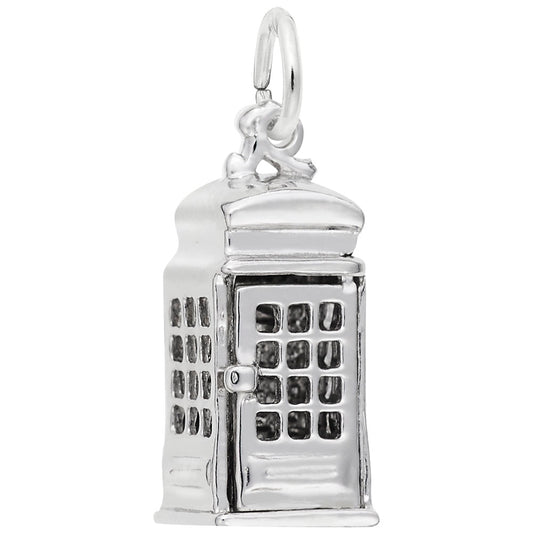 London Phone Booth Charm - Travel Souvenir Jewelry for Collectors 3620