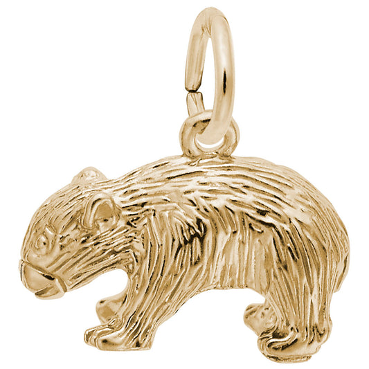 Handcrafted Wombat Charm - Unique Animal Jewelry for Pet Lovers 3632