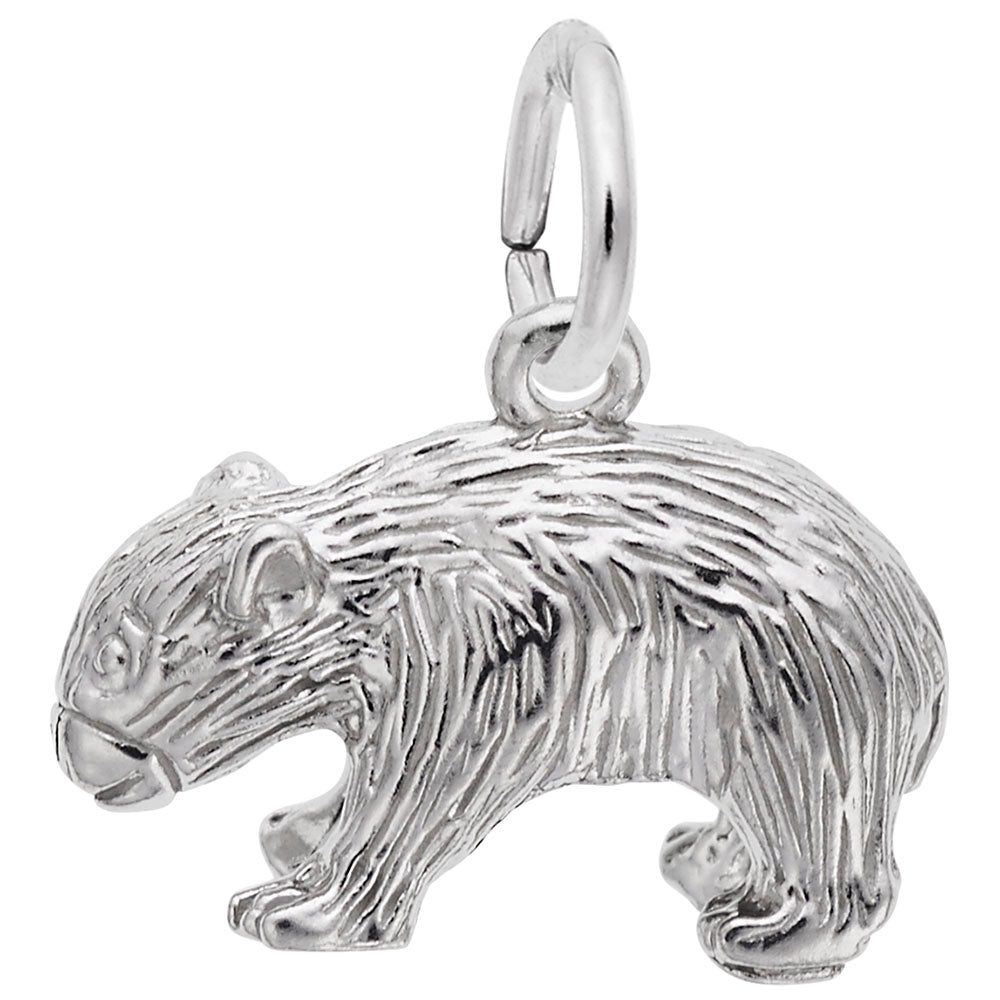 Handcrafted Wombat Charm - Unique Animal Jewelry for Pet Lovers 3632
