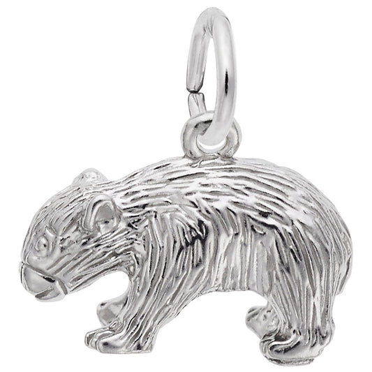 Handcrafted Wombat Charm - Unique Animal Jewelry for Pet Lovers 3632