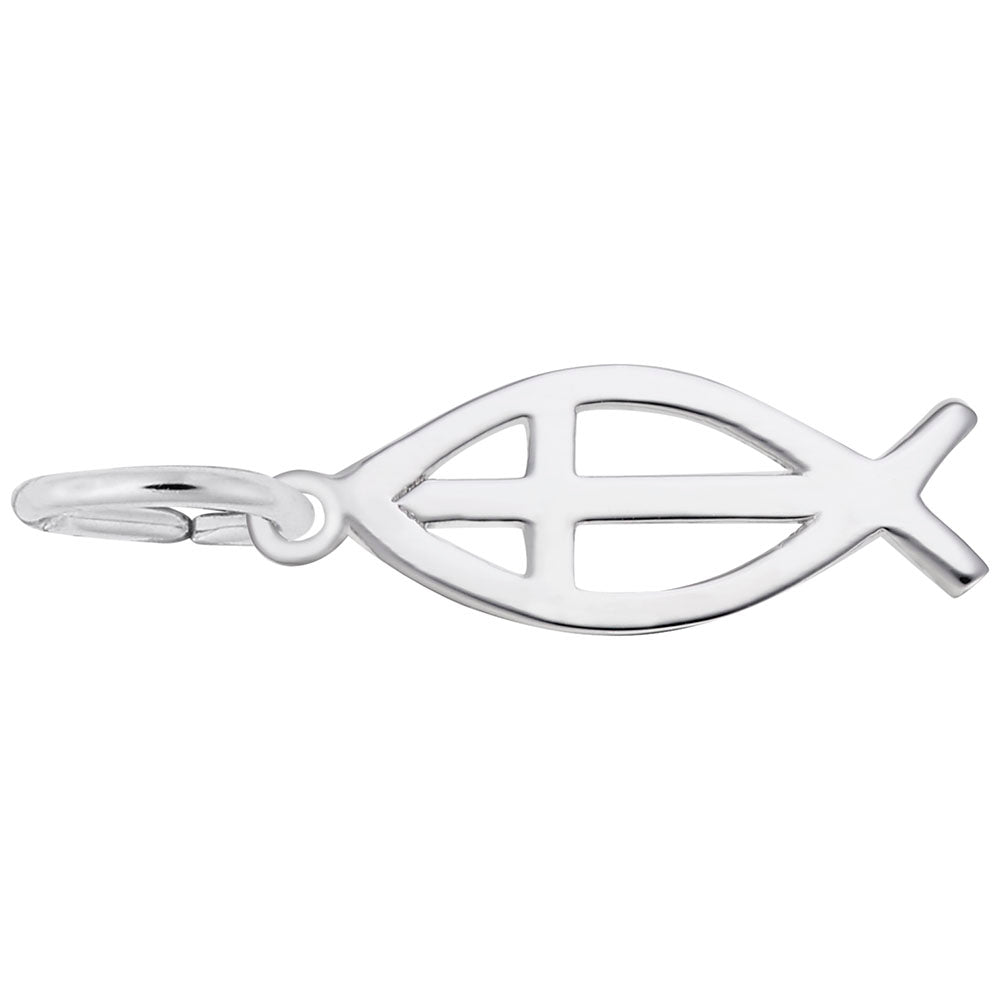 Ichthus Faith Charm - Symbol of Belief & Spiritual Connection 3634