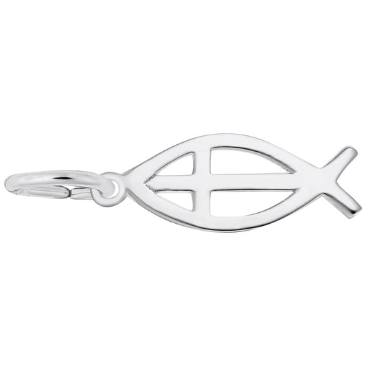 Ichthus Faith Charm - Symbol of Belief & Spiritual Connection 3634