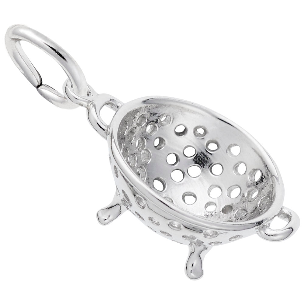 Stainless Steel Colander Charm for Cooking & Food Lovers 3645