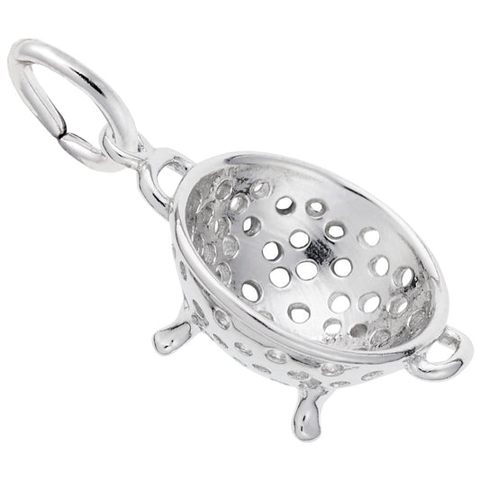 Stainless Steel Colander Charm for Cooking & Food Lovers 3645
