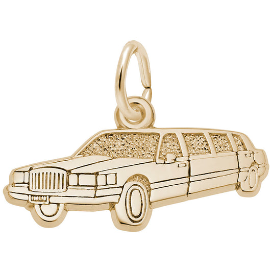 Elegant Flat Limousine Charm for Special Occasions & Prom Gifts 3646