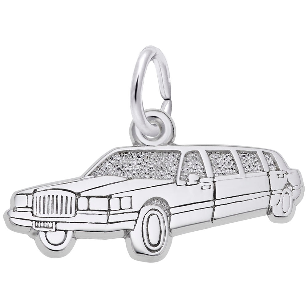 Elegant Flat Limousine Charm for Special Occasions & Prom Gifts 3646