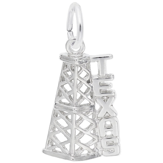 Texas Oil Rig Charm - Unique Travel Souvenir for Texas Lovers 3651