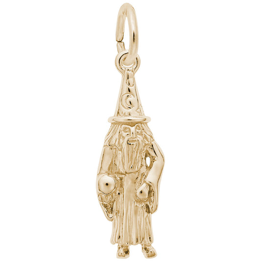 Enchanting Wizard Charm for Arts & Music Enthusiasts 3676
