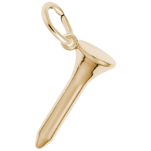 Golf Tee Charm for Bracelets - Perfect Gift for Golf Lovers 3689
