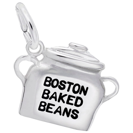 Boston Baked Beans Charm - Unique Travel Souvenir Jewelry 3715