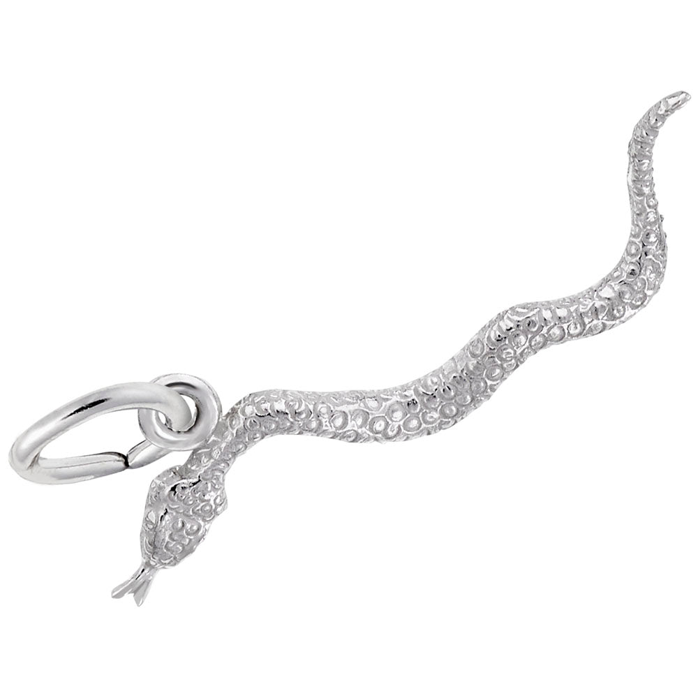 Elegant Snake Charm for Animal Lovers - Unique Zoo Jewelry Gift 3768