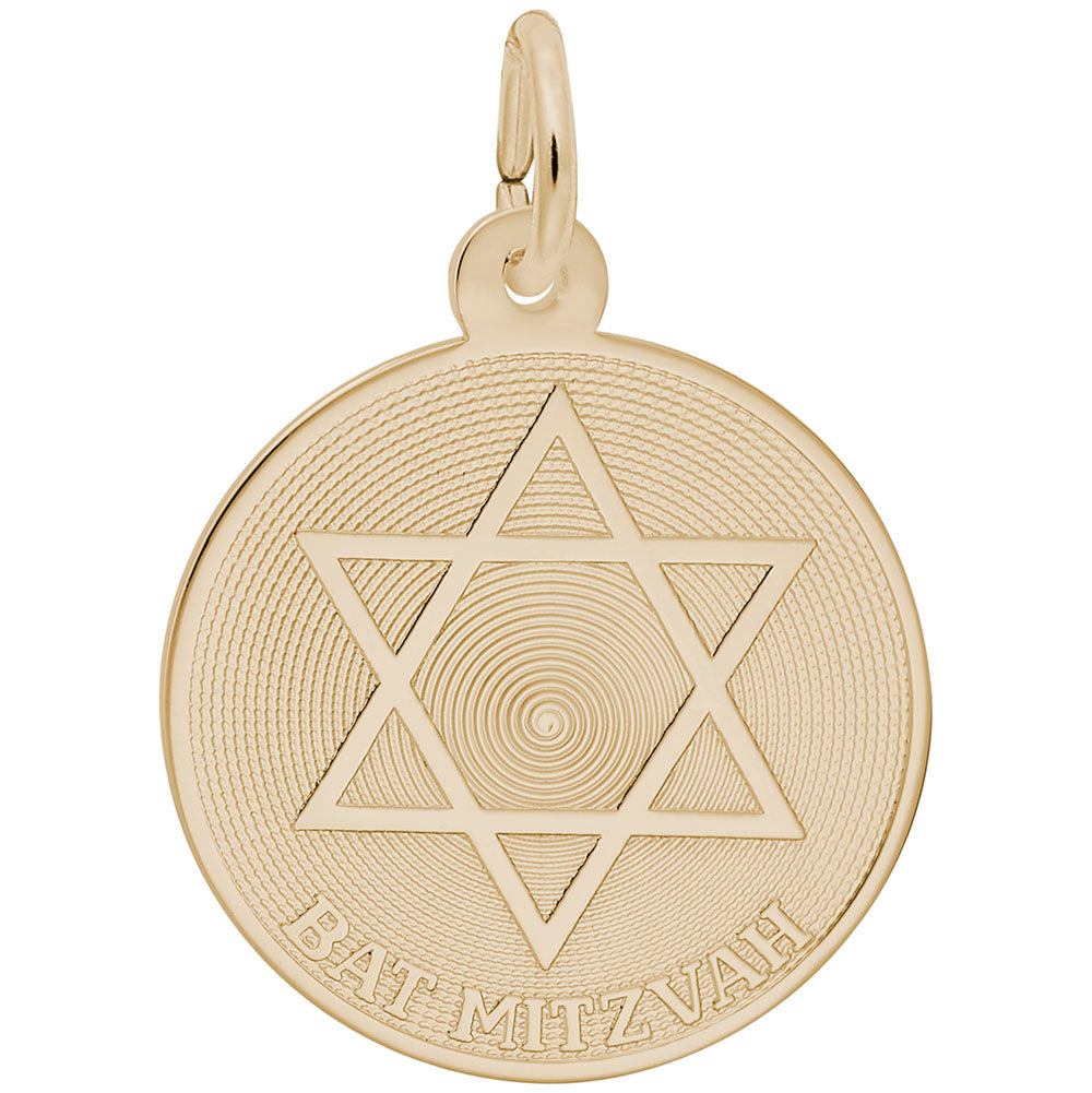 Elegant Bat Mitzvah Charm - Celebrate Special Moments in Style 3776