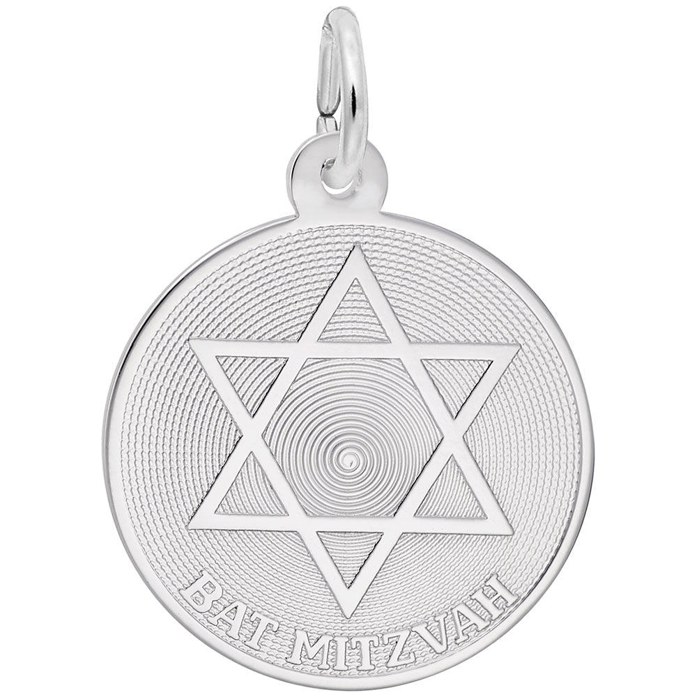 Elegant Bat Mitzvah Charm - Celebrate Special Moments in Style 3776