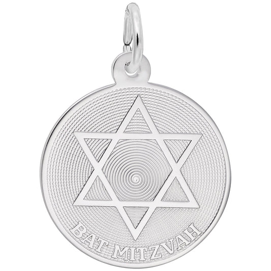Elegant Bat Mitzvah Charm - Celebrate Special Moments in Style 3776