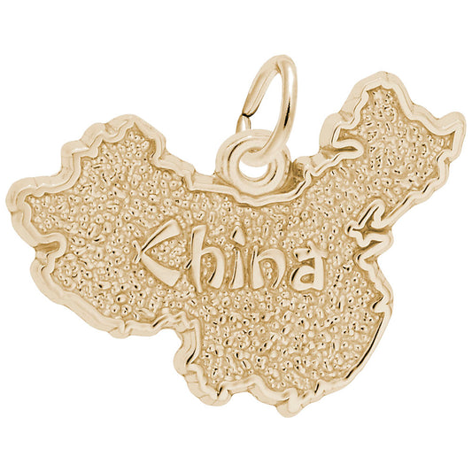 China Map Charm - Travel Souvenir Jewelry for Adventure Lovers 3796