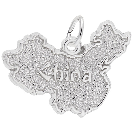 China Map Charm - Travel Souvenir Jewelry for Adventure Lovers 3796