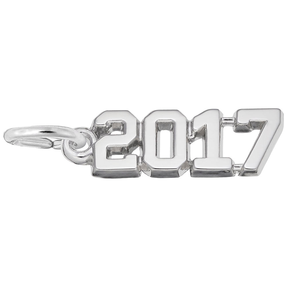 Custom 2017 Award Charm - Personalized Keepsake Jewelry Gift 3817