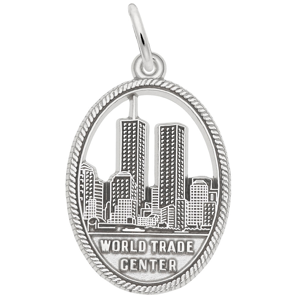 World Trade Center Charm - Travel Souvenir for History Lovers 3842