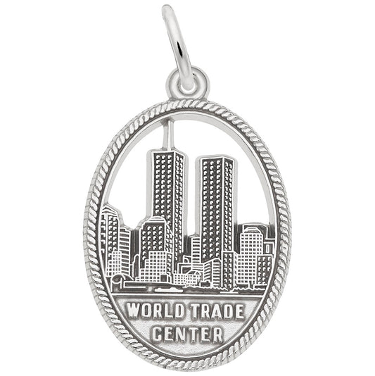 World Trade Center Charm - Travel Souvenir for History Lovers 3842