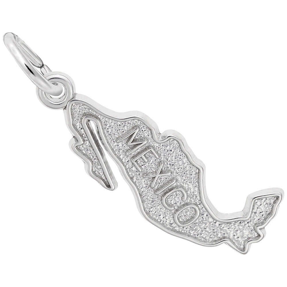 Mexico Map Charm - Travel Souvenir Jewelry for Adventurers 3850