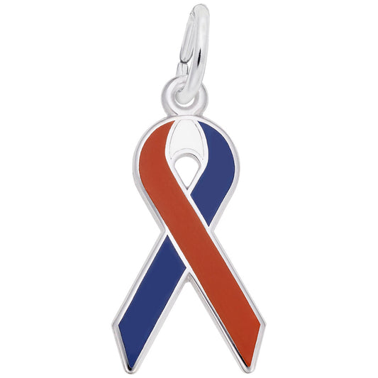 USA Ribbon Charm - Celebrate Patriotism with Stylish Jewelry 3862